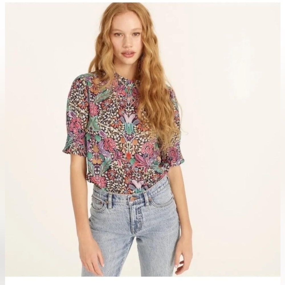 J. Crew x Liberty of London blouse, size L